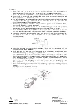 Preview for 2 page of Heitronic 42198 Installation And Operating Instructions Manual