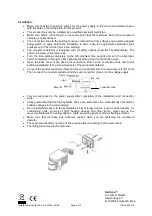 Preview for 4 page of Heitronic 42198 Installation And Operating Instructions Manual