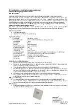 Preview for 1 page of Heitronic 42207 Installation And Operating Instructions Manual