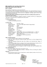 Preview for 4 page of Heitronic 42207 Installation And Operating Instructions Manual