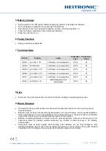 Preview for 4 page of Heitronic 49601 Installation And Operating Instructions Manual