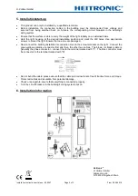 Preview for 8 page of Heitronic 500047 Installation And Operating Instructions Manual