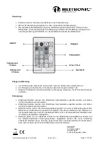 Preview for 3 page of Heitronic 500645 Installation And Operating Instructions Manual