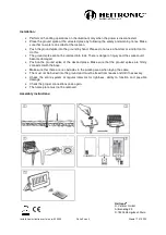 Preview for 5 page of Heitronic 500645 Installation And Operating Instructions Manual