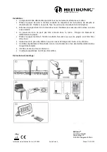 Preview for 8 page of Heitronic 500645 Installation And Operating Instructions Manual