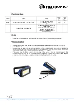 Preview for 4 page of Heitronic 500654 Installation And Operating Instructions Manual