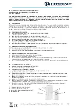 Preview for 5 page of Heitronic 500662 Installation And Operating Instructions Manual