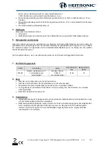 Preview for 8 page of Heitronic 501231 Installation And Operating Instructions Manual