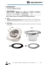 Preview for 2 page of Heitronic DL7002 Installation And Operating Instructions Manual