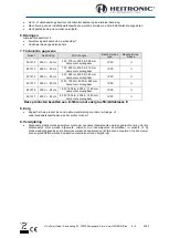 Preview for 8 page of Heitronic Frankfurt 501312 Installation And Operating Instructions Manual