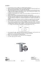 Preview for 4 page of Heitronic PUERTO RICO Installation And Operating Instructions Manual