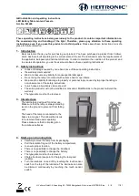 Preview for 3 page of Heitronic Tessera Installation And Operating Instructions Manual