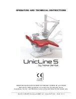 Heka Dental Unicline S Operating And Technical Instructions preview