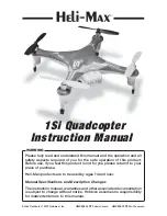 Heli-Max 1Si Quadcopter Instruction Manual preview