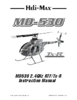 Preview for 1 page of Heli-Max Axe 100 FP 2.4GHz RTF/Tx-R Instruction Manual