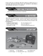 Preview for 4 page of Heli-Max Axe 100 FP 2.4GHz RTF/Tx-R Instruction Manual