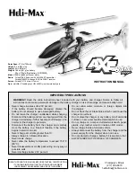 Heli-Max AXE 400 RTF Instruction Manual preview