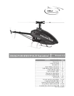 Heli-Professional REVOLUTION 500E Manual preview