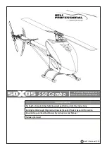 Preview for 1 page of Heli-Professional SOXOS 550 Combo Assembly Instruction And Manual