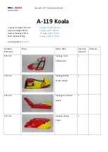 Предварительный просмотр 4 страницы Heli-scale A119 Koala Instruction Manual