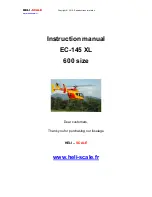 Heli-scale EC-145 XL 600 size Instruction Manual preview