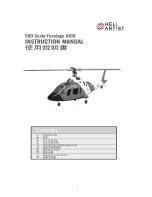 Предварительный просмотр 1 страницы HeliArtist 500 Scale Fuselage A109 Instruction Manual