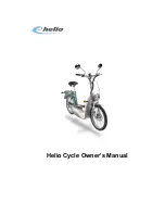 Helio Electric Cycle Owner'S Manual preview