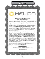 Предварительный просмотр 11 страницы Helion Rivos XS Operating Instructions Manual