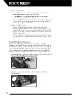 Preview for 12 page of Helion ROCK RIDER Owner'S Manual & Technical Information