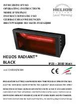 Helios Radiant EH2000/W2BK Operating Instructions Manual preview