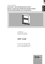 Preview for 1 page of Helios AIR1-ULM Installation And Operating Instructions Manual