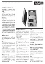 Preview for 1 page of Helios ALB 125 EH Installation And Operating Instruction