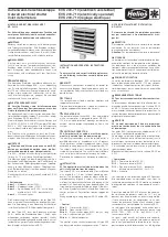 Preview for 1 page of Helios EVK 200-710 Installation And Operating Instructions