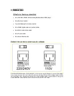 Предварительный просмотр 5 страницы Helios Helios X5000 HD User Manual