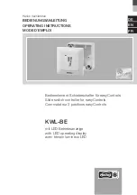 Helios KWL-BE Operating Instructions Manual preview