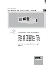 Preview for 37 page of Helios KWL EC 1700 D Pro / WW Installation And Operating Instructions Manual