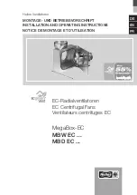 Preview for 1 page of Helios MBD EC 280 Installation And Operating Instructions Manual