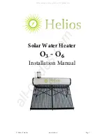 Предварительный просмотр 1 страницы Helios O3 Installation Manual