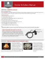 Preview for 8 page of Helios Outland Firebowl FMPPC2B-875 Owner'S Manual