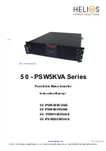 Helios RM-PSW 1105KVA Instruction Manual preview