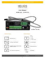 Preview for 1 page of Helios SR100Hi Series User Manual