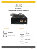 Preview for 1 page of Helios SR250HL User Manual