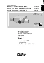 Helios ultraSilence SlimVent SVV 80 Installation And Operating Instructions Manual preview