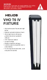 Helios VHO T6IV Manual preview