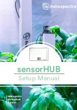 Preview for 1 page of Heliospectra sensorHUB Setup Manual