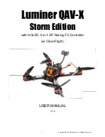 Preview for 1 page of Helipal Luminer QAV-X Storm Edition User Manual