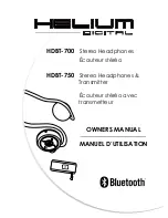 Helium Digital HDBT-700 Owner'S Manual preview