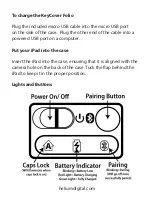 Preview for 2 page of Helium Digital KeyCover Folio HDBT-770 User Manual