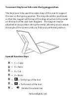 Preview for 4 page of Helium Digital KeyCover Folio HDBT-770 User Manual