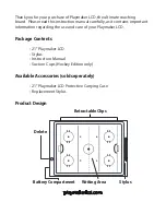 Preview for 2 page of Helium Digital PLAYMAKER LCD PM-300 Hockey Edition Instruction Manual